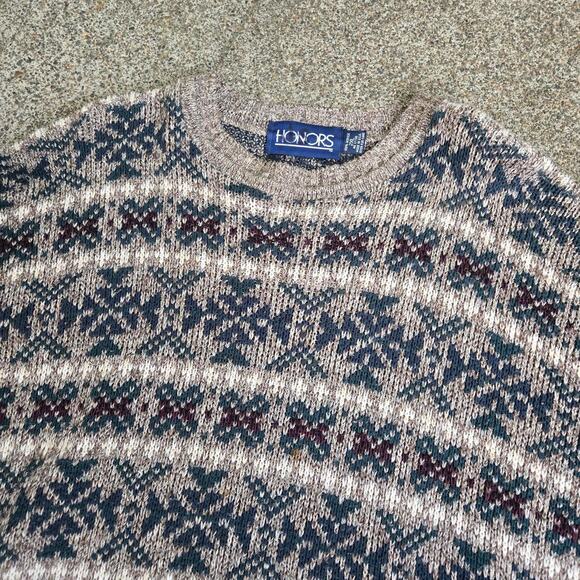 Vtg 90s honors abstract geometric - Picture 3 of 6